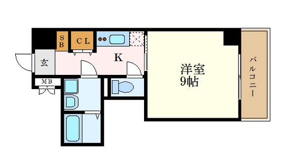 ビオラ名駅西の物件間取画像